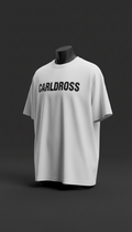 Oversized White Typography T-Shirt