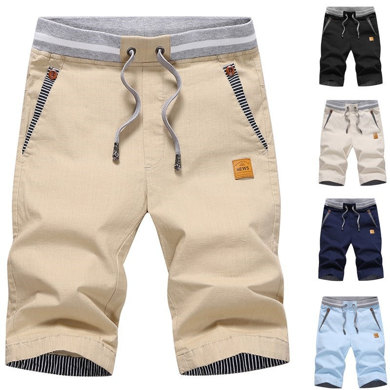 Relaxed Cotton Beach Shorts — Men's Everyday Wear