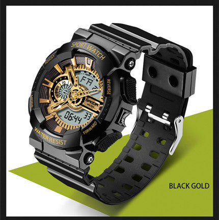 Men's LED Digital Sports Watch — Waterproof Military Style