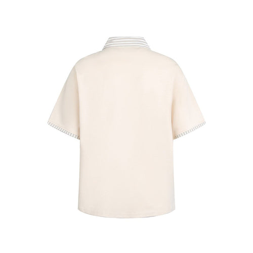 Color Block Street Polo — Oversized Fit