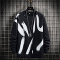 Street Print Pullover Sweatshirt
