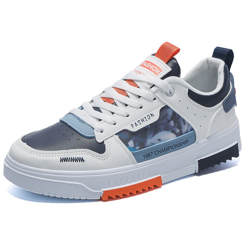 Men's Breathable Canvas Sneakers — Lightweight Sport & Leisure Board Shoes