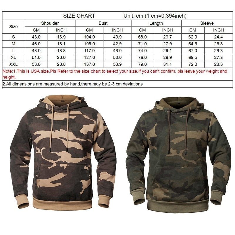 Camo Pullover Hoodie