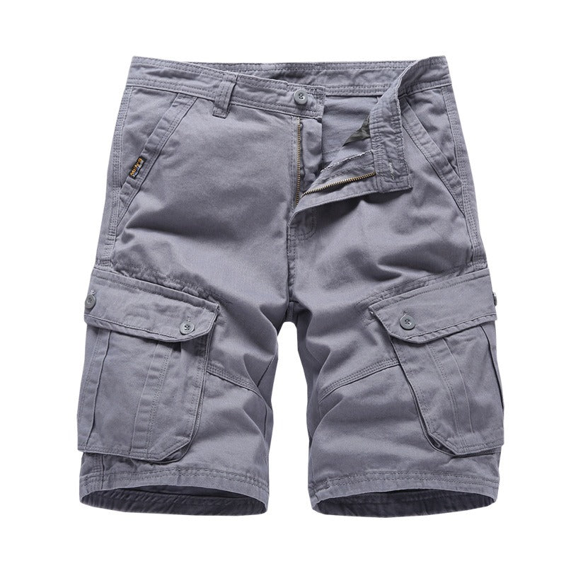 Men's Cotton Cargo Capris — Casual Loose Fit