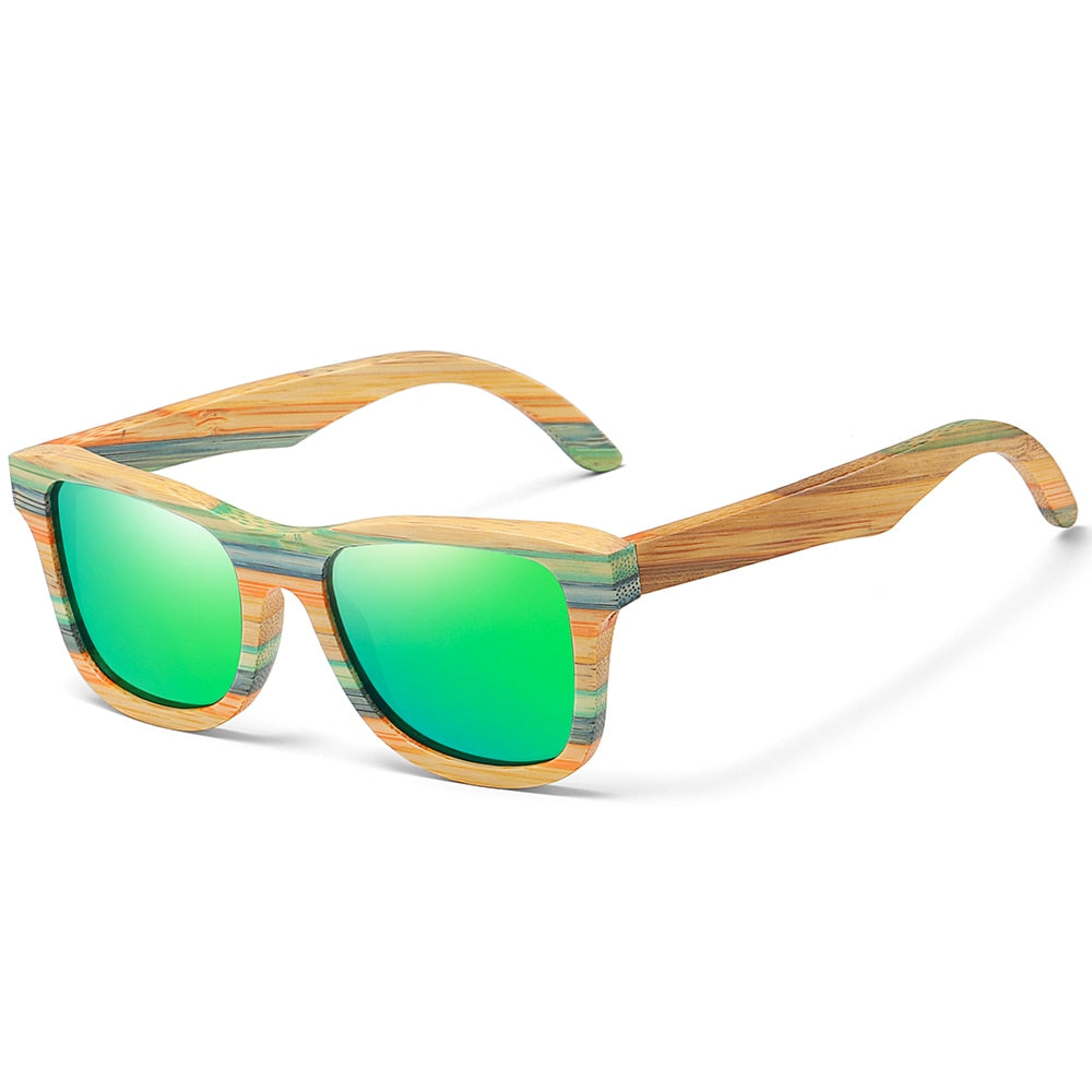Wood Frame Polarized Sunglasses