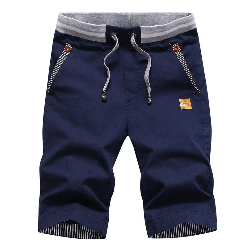 Relaxed Cotton Beach Shorts — Men's Everyday Wear