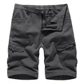 Men's Camo Cargo Capris — Loose Fit Cotton