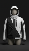 Paneled Technical Streetwear Jacket