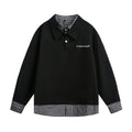 Dual Lapel Colorblock Overshirt