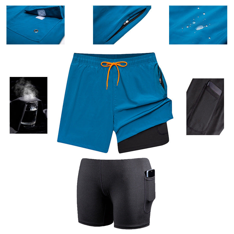 2-in-1 Beach Shorts