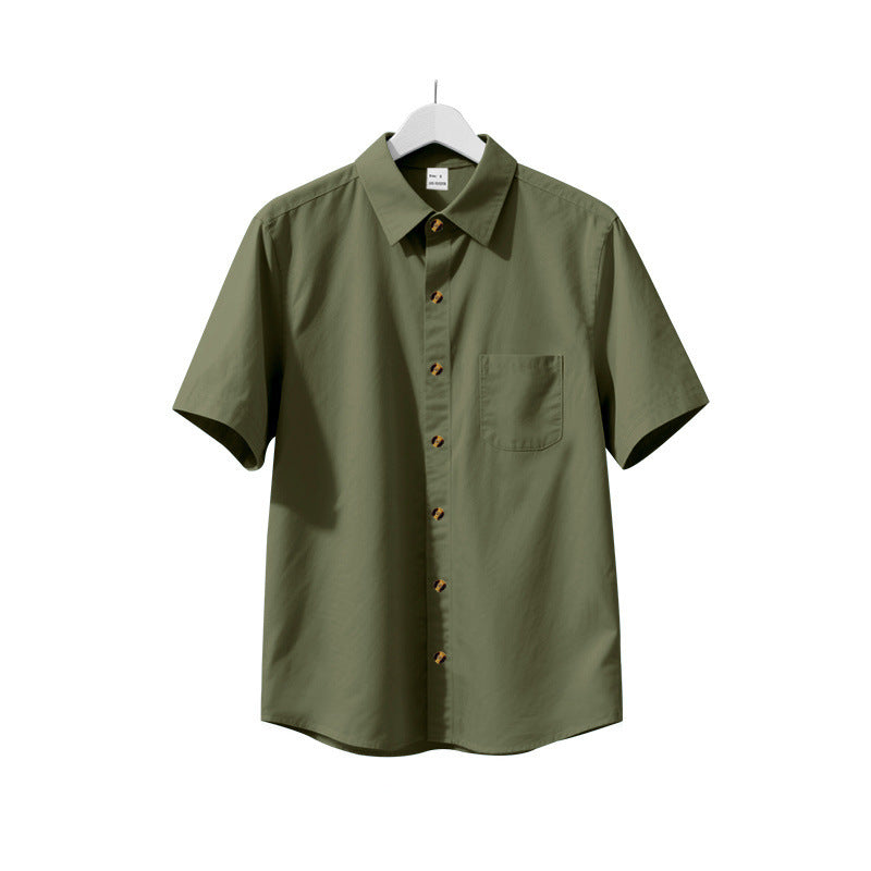 Men's Casual Open-Front Shirt — Lightweight Relaxed Fit