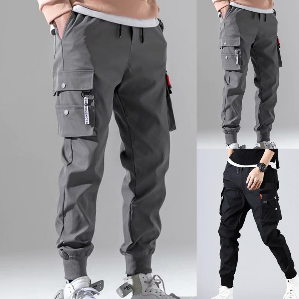 Men's Cargo Jogger Pants — Multi-Pocket Streetwear