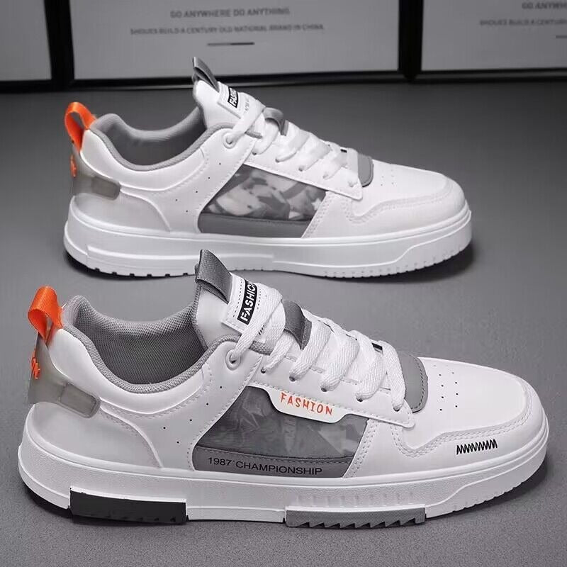 Men's Breathable Canvas Sneakers — Lightweight Sport & Leisure Board Shoes