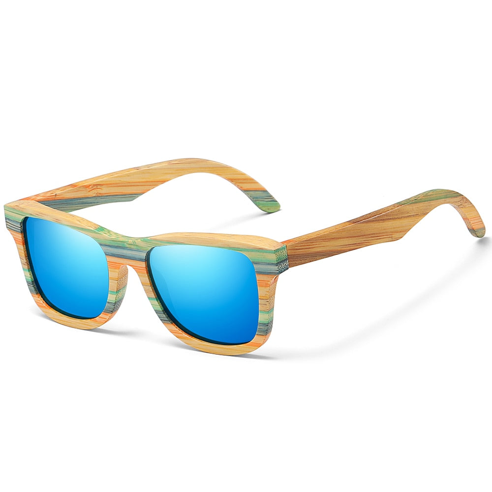 Wood Frame Polarized Sunglasses