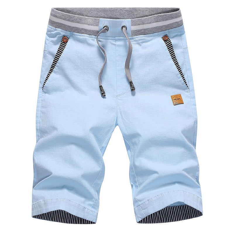 Relaxed Cotton Beach Shorts — Men's Everyday Wear