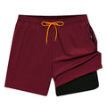 2-in-1 Beach Shorts