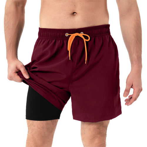 2-in-1 Beach Shorts