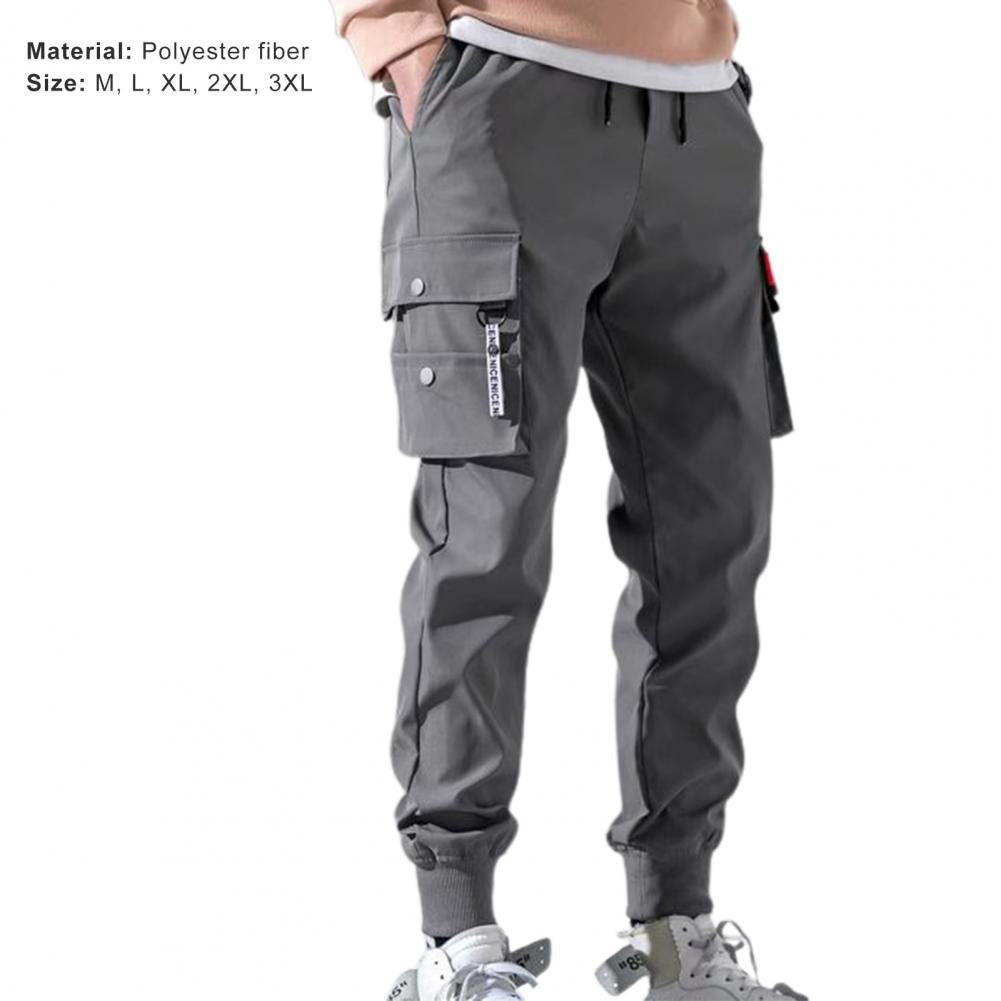 Men's Cargo Jogger Pants — Multi-Pocket Streetwear