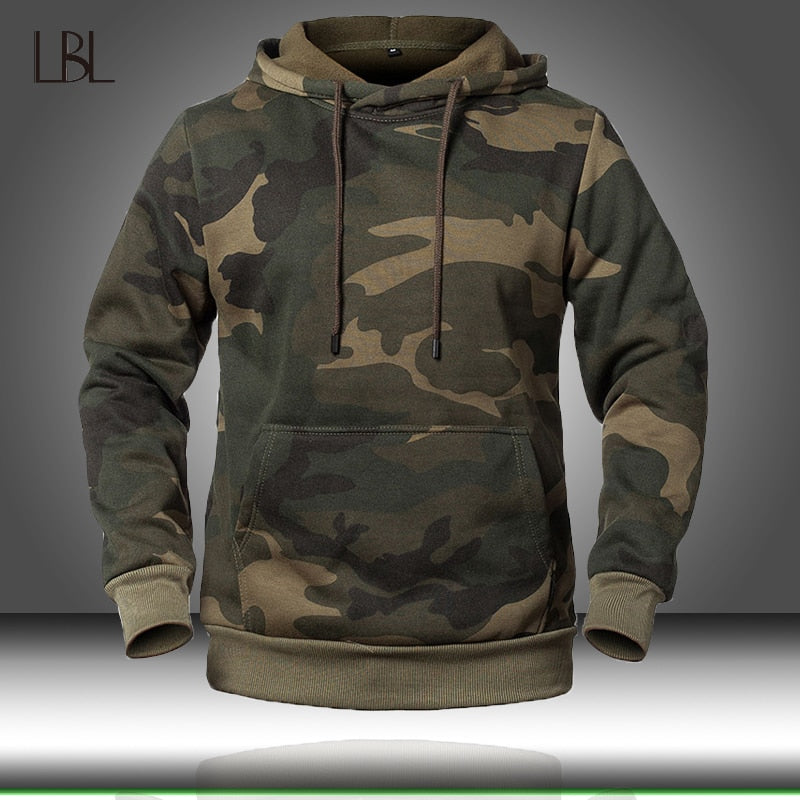 Camo Pullover Hoodie