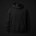 [Scale AI] catalog_packshot — Heavyweight Pullover Hoodie — Jet Black