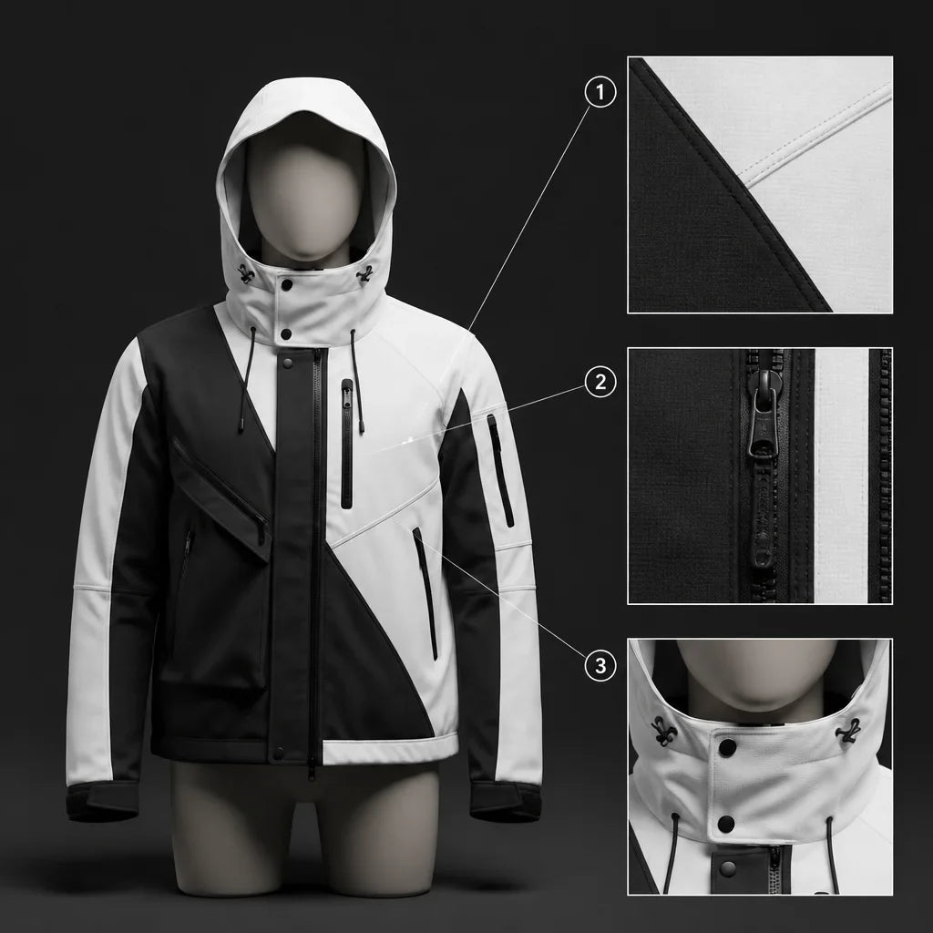 [Scale AI] infographie — Paneled Technical Streetwear Jacket