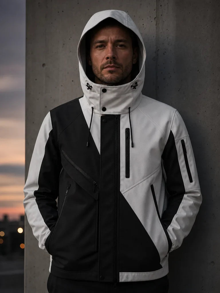 [Scale AI] lifestyle — Paneled Technical Streetwear Jacket